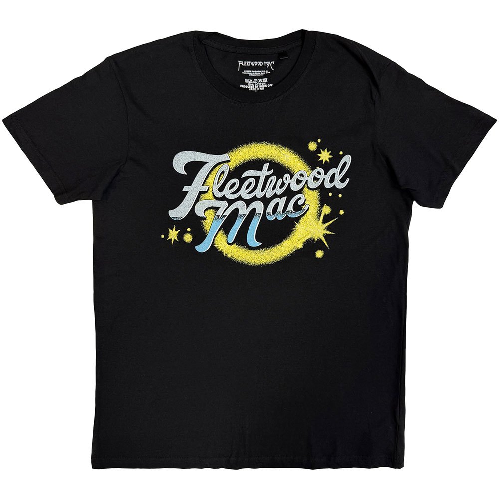 Fleetwood Mac - Circle Logo Heren Tshirt - Zwart